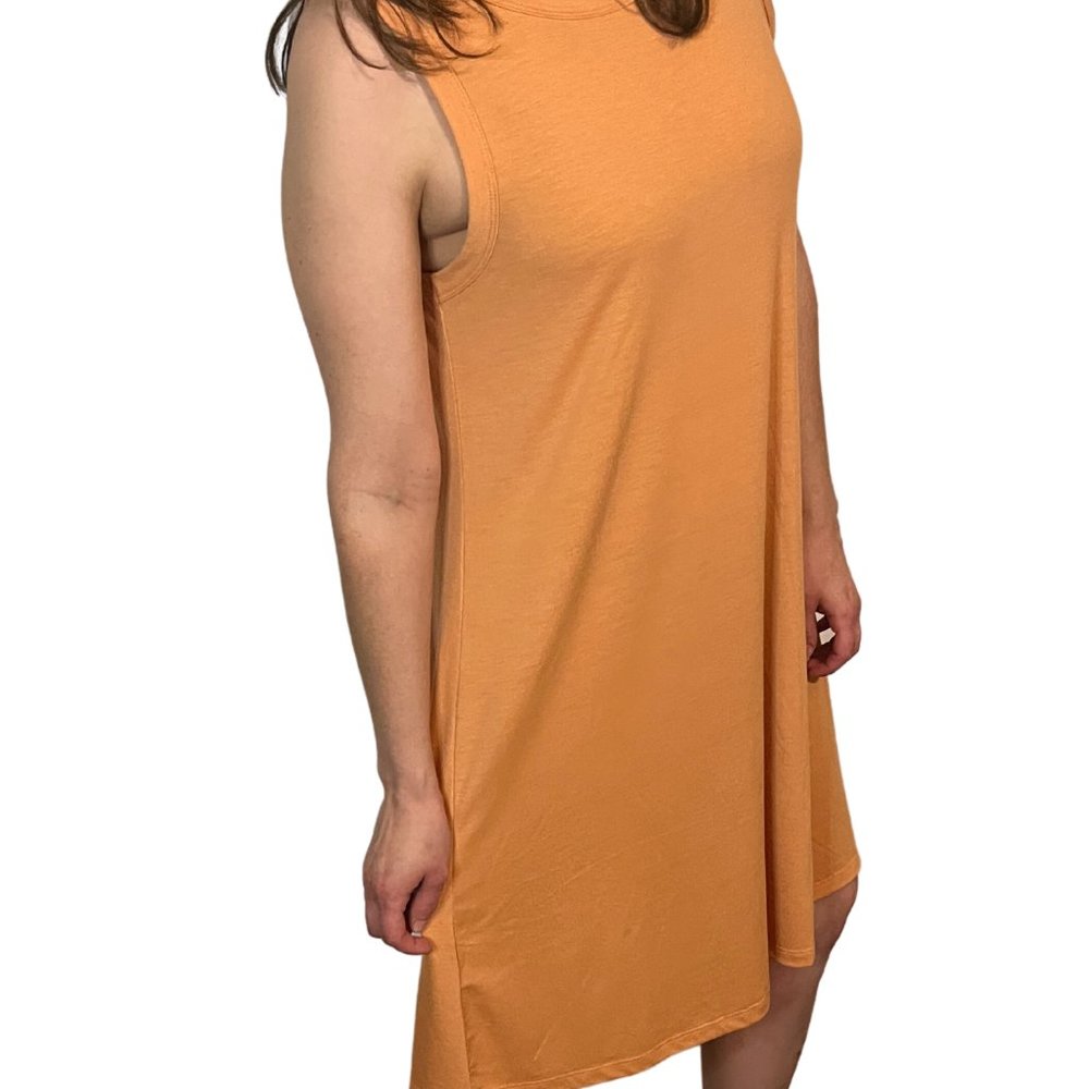 Double Zero Sleeveless T-shirt Dress